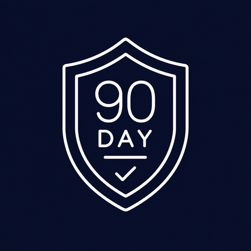 90-Day Warranty Included™